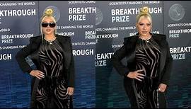 Christina Aguilera 2023 Breakthrough Prize Awards Ceremony Red Carpet with Matthew Rutler