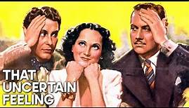 That Uncertain Feeling | MERLE OBERON | Old Comedy Film | Classic