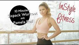10 Minuten Sixpack Workout mit Pamela Reif