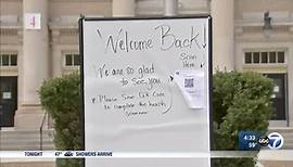 Students Return to Senn High School (via ABC)