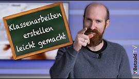 Klassenarbeiten erstellen leicht gemacht | Betzold TV