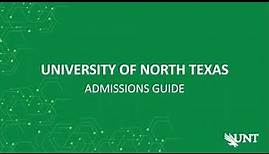 Guide to UNT Admissions