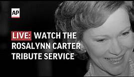 Rosalynn Carter memorial service live: Tribute to former first lady