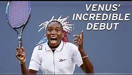 Venus Williams' debut at the US Open! | US Open 1997