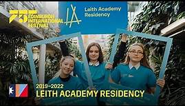 Leith Academy Residency 2019–2022 | Edinburgh International Festival