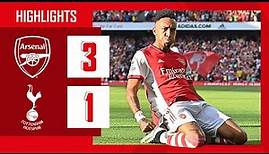 HIGHLIGHTS | Arsenal vs Tottenham Hotspur (3-1) | Smith Rowe, Aubameyang, Saka