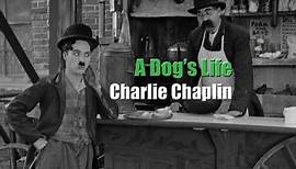 Charlie Chaplin and his brother Sydney in a scene from A Dog's Life (1918)