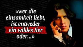 Tolle Zitate von Oscar Wilde, die Weisheit verströmen