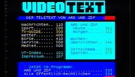 Videotext komplett ARD/ZDF Seite 100-899 / Teletext complete ARD/ZDF p. 100-899 (1999)