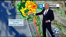 Tracking Hurricane Hilary amid tropical storm warning in SoCal