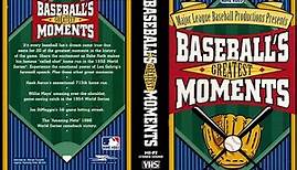 Baseball's Greatest Moments (1989)