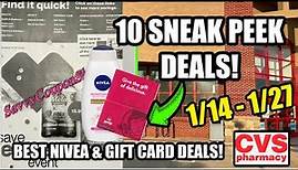 CVS SNEAK PEEK DEALS | ***Starting 1/14 BEST Nivea & Gift Card Deals