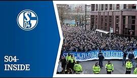 Schalker Fanmarsch in Manchester | FC Schalke 04