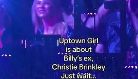 Billy Joel Concert at Madison Square Garden with Christie Brinkley - Uptown Girl Live Performance