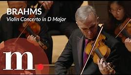 Gil Shaham with Nathalie Stutzmann perform Brahms' Violin Concerto in D Major, Op. 77