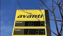 Avanti Tankstelle Diesel und Benzin billig günstig Sprit Treibstoff Tiefstpreis Wien tanken
