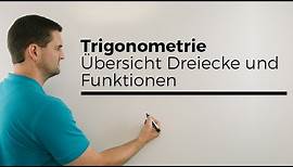 Trigonometrie, Übersicht Dreiecke und Funktionen | Mathe by Daniel Jung