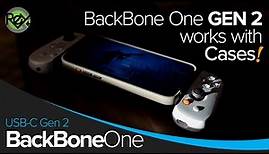 Backbone One 2nd Gen works with cases!