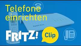 FRITZ! Clip – Telefone an der FRITZ!Box einrichten