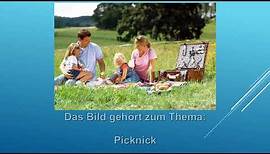 Bildbeschreibung - Picknick