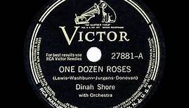 1942 HITS ARCHIVE: One Dozen Roses - Dinah Shore