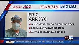 Frontline Fighter Eric Arroyo is a nurse