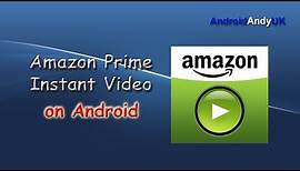 Amazon Prime Instant Video for Android