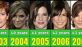 Sandra Bullock from 1995 to 2023