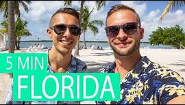 Florida in 5 Minuten 😎Florida Reisetipps für Florida Rundreise / Miami / Keys / Orlando