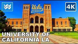 Campus Tour of UCLA (University of California, Los Angeles) Virtual Walk 【4K】