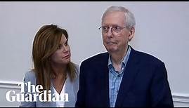 Senator Mitch McConnell has another freezing moment
