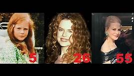 Nicole Kidman from 1 to 55 years old
