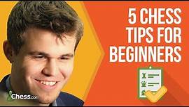 Magnus Carlsen's 5 Chess Tips For Beginning Players