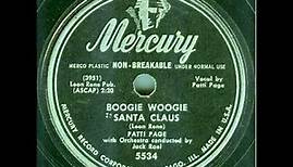 Patti Page - Boogie Woogie Santa Claus (Christmas -original 78 rpm)