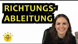 RICHTUNGSABLEITUNG berechnen – mehrdimensionale Funktion, Gradient