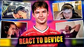 CS GO PROS & CASTERS REACT TO DEVICE PLAYS