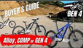 Specialized Turbo Levo COMP ALLOY vs COMP CARBON or GEN 4