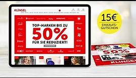 Top-Marken-Angebote im KLiNGEL Online-Shop sichern | www.KLiNGEL.de | November/Dezember 2020