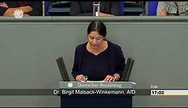 AfD im Bundestag - Dr. Birgit Malsack-Winkemann