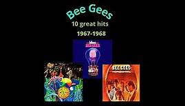 Bee Gees - 10 Great Hits of 1967-1968 - Full Album (STEREO in)