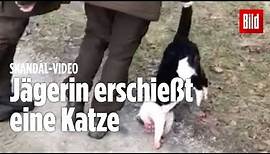 Sie lockte eine Katze in eine Fälle und töte sie