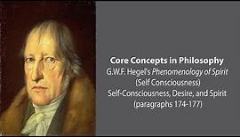 G.W.F. Hegel on Self-Consciousness, Desire, and Spirit - Philosophy Core Concepts