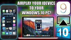 How to Airplay Your iDevice to Your Windows 10 PC For FREE!