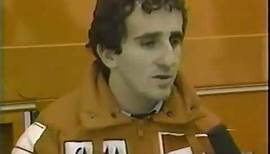 Alain Prost - Interview 1984