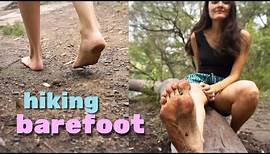 barefoot hiking bliss ✨🦶🏼 #barefootwalking