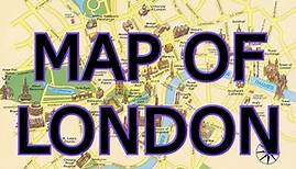 MAP OF LONDON ENGLAND