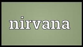 Nirvana Meaning