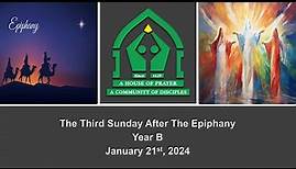 Christ Church Parish Church - 9:30 AM Morning Service (3rd Sunday Epiphany - 2024)