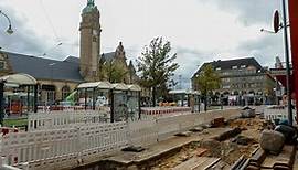 Straßenbahnen umgeleitet, Busfahrpläne ändern sich: Bahnhofsbereich wird in Krefeld für ein Jahr zur Großbaustelle