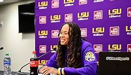 Seimone Augustus Press Conference Ahead Of LSU Statue Unveiling